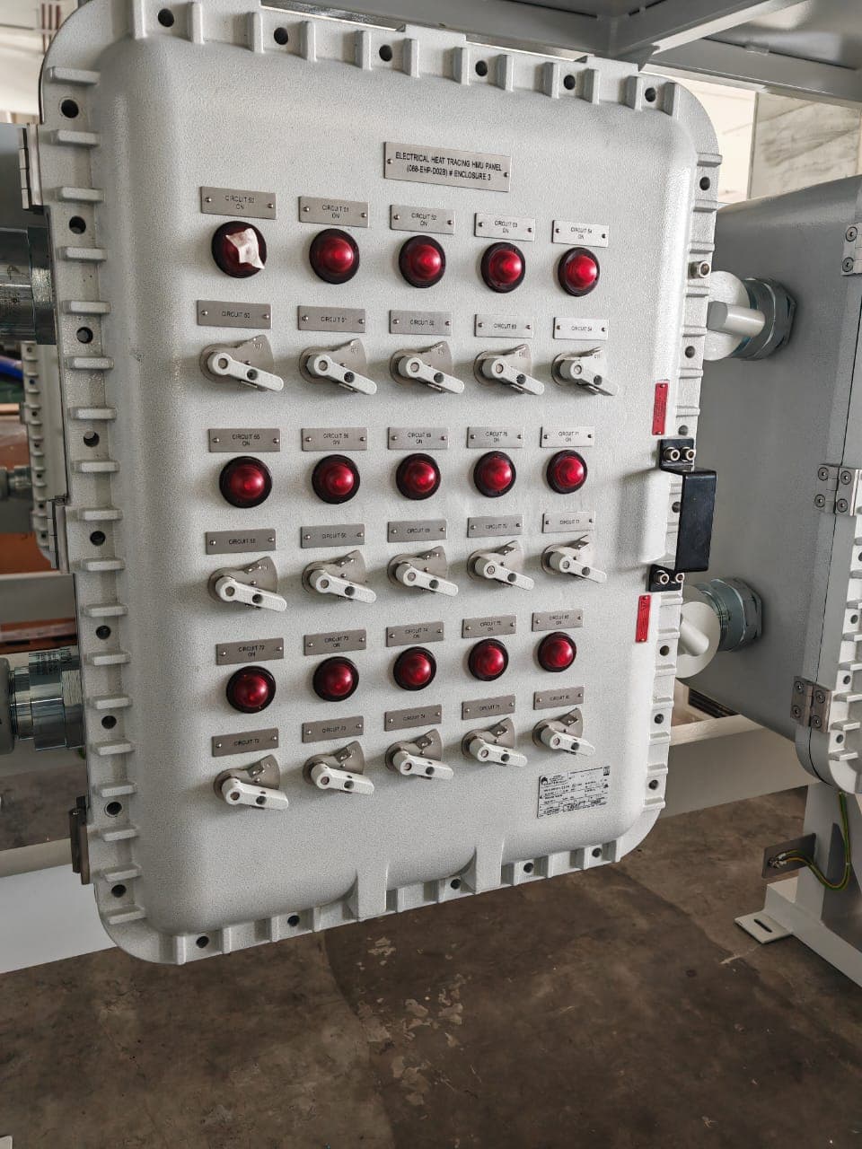 Ex-certified heat tracing HMU control panel